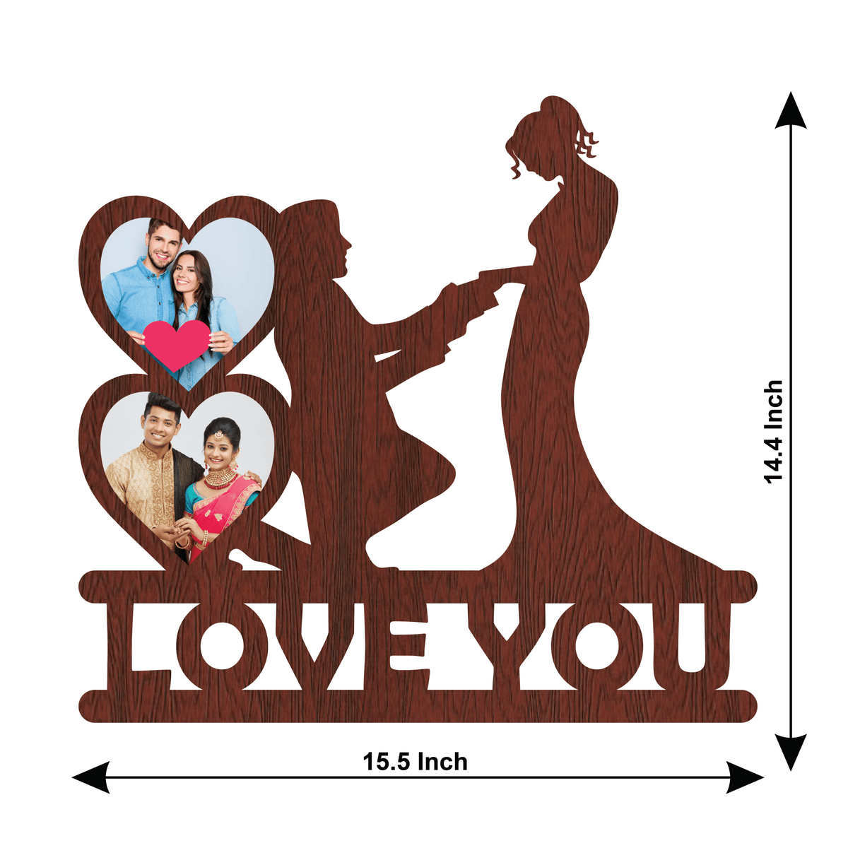 I LOVE YOU THE LOVELY DOUBLE IMAGE WALLFRAME - Next Print