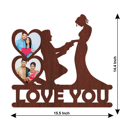 I LOVE YOU THE LOVELY DOUBLE IMAGE WALLFRAME - Next Print