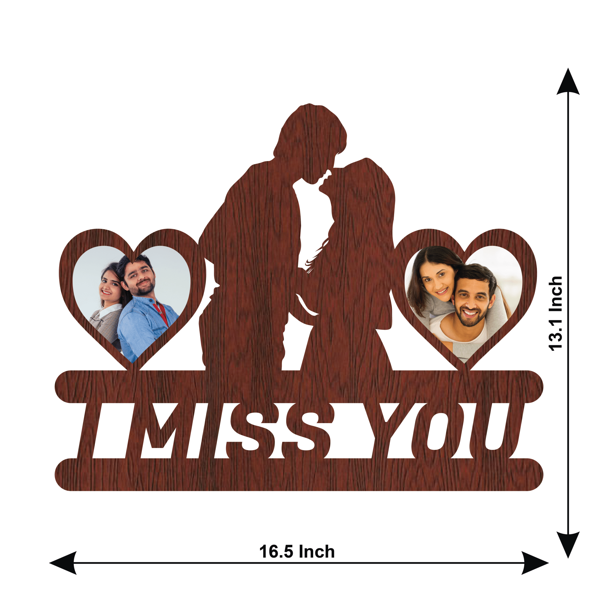 I MISS YOU DOUBLE IMAGE WALLFRAME - Next Print