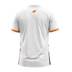 Independence 2026 White Navy Victory Crest Sports Jersey back view