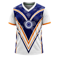 Independence 2026 White Navy Victory Crest Sports Jersey front view
