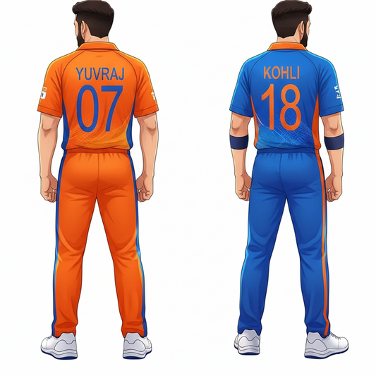 Next print India Cricket Team Kids Jersey – Custom Name & Number | Blue Cricket Jersey for Boys & Girls | India