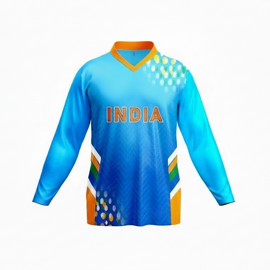 Next Print Customised India cricket team jersey with your name and number print.