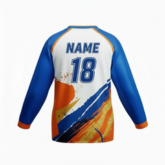 Next Print Customised India cricket team sports kit jersey with name and number print.