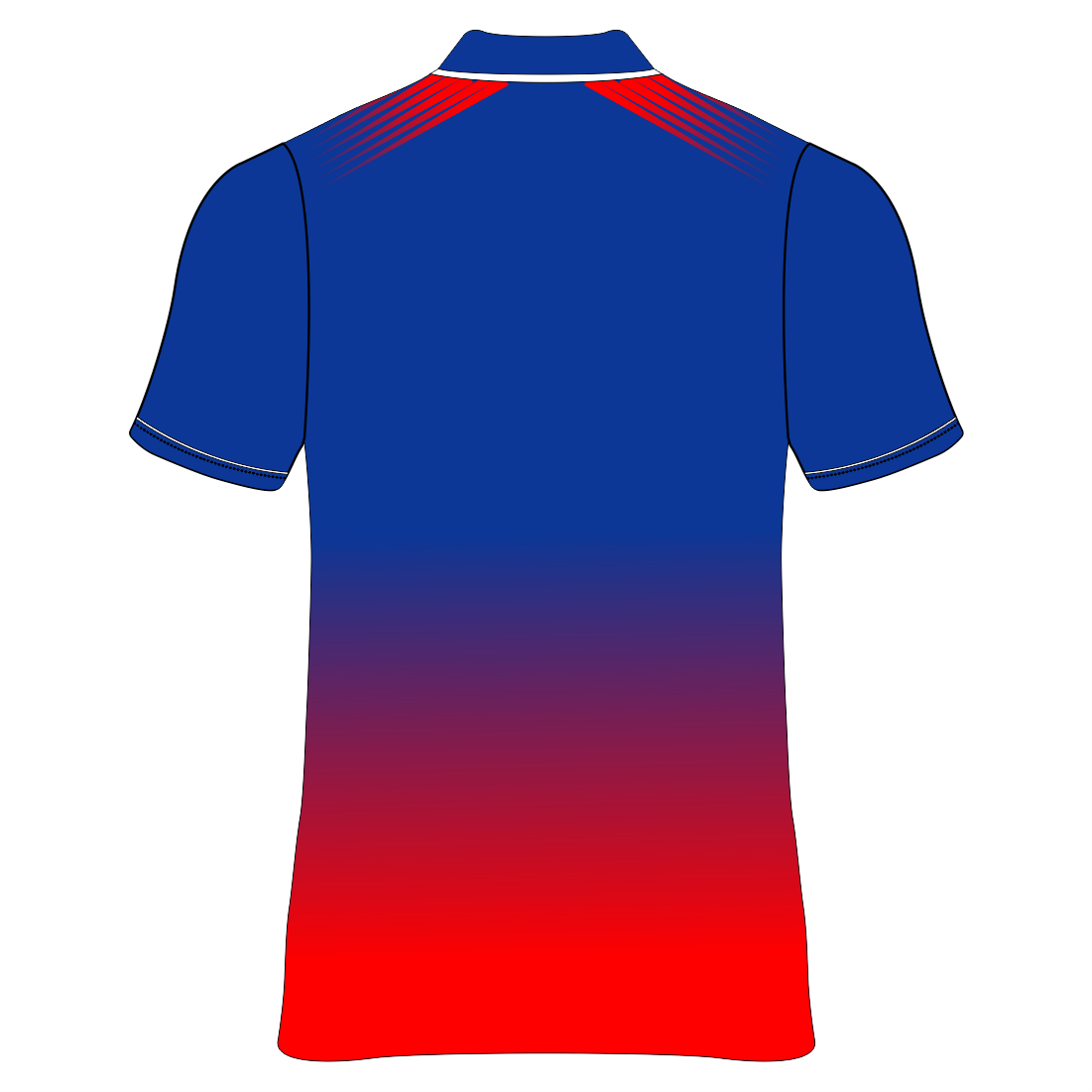 IPL RCB 2026 custom blue red cricket jersey with V neck design