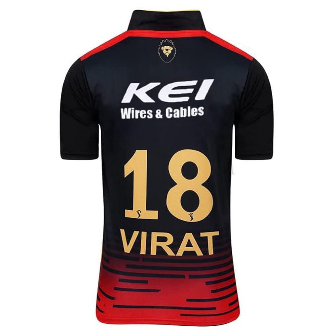 IPL 2026 RCB inspired custom black and red cricket jersey for fans and teams