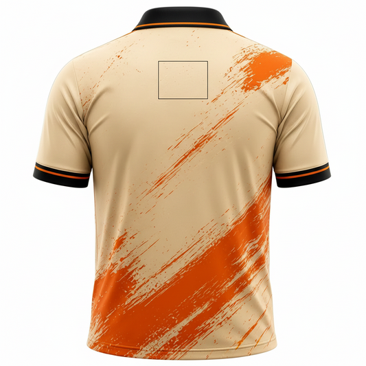 Next print SRH Custom Jersey Orange Black | Sunrisers Hyderabad Jersey with Name & Number | NextPrint India