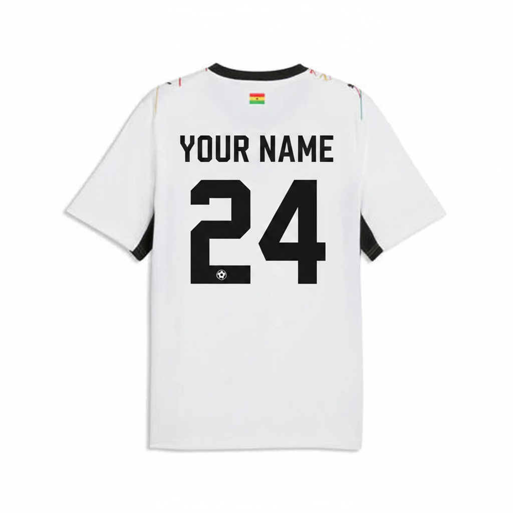 Custom Jamaica style football jersey with personalized name and number