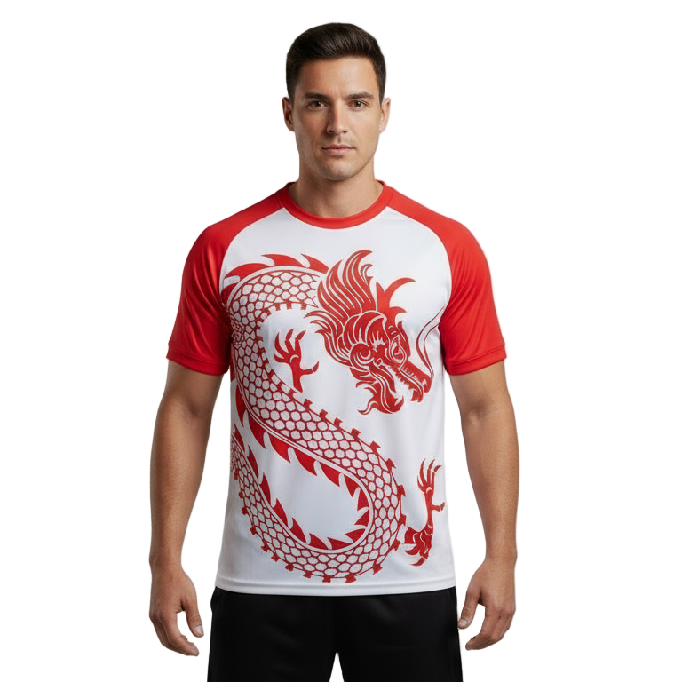 Next Print dragon Design Printed Jersey T-Shirt.