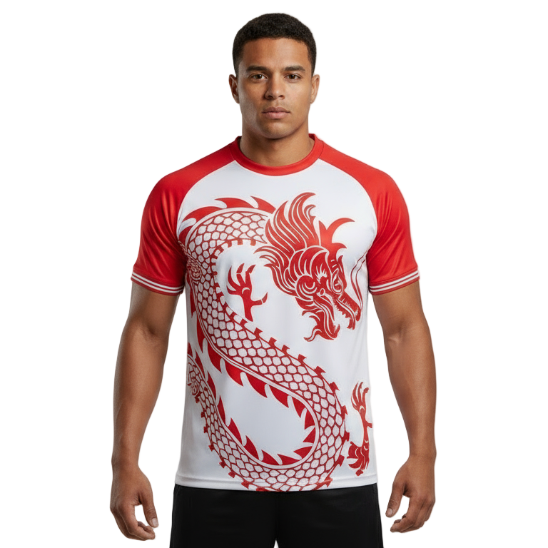Next Print jersey mockup dragon