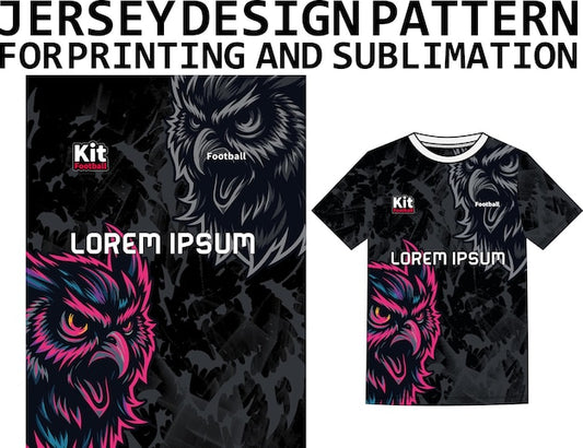 Next Print JERSEY ROAD TEXTURE Tshirt abstract grunge background sport jersey team