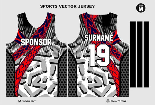 jersey sports template ready to print
