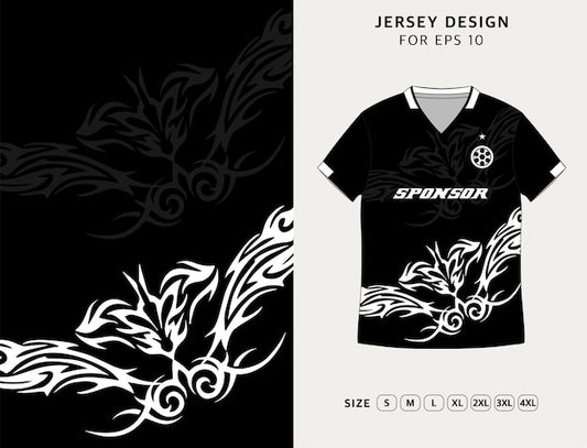 Next Print Stylish Contemporary Football Jersey