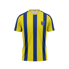 Kerala Blasters FC Football Fan Jersey Front View Custom Name and Number Available