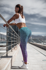 AbsoluteFit Abstract Printed Pantyhose | Anti-Squat | Women's workout tights | 4-way stretch | Yoga, Gym, Cardio leggings | Women's Sportswear | sports leggings