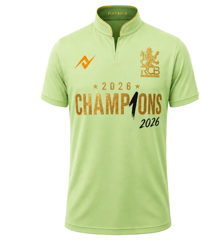 Light Green Champions Edition Sports Jersey front view