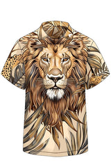 Next Print lion head printed jersey.
