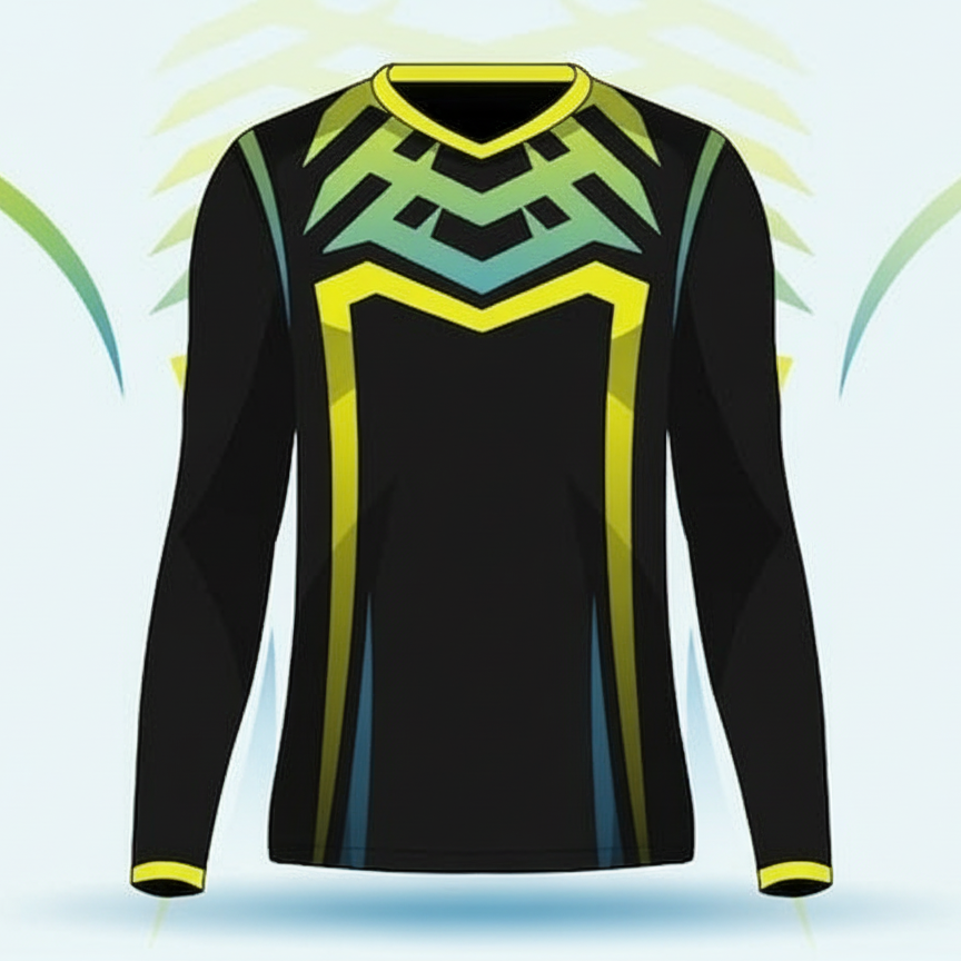 Next Print Customised Long Sleeves Cricket Sports Jersey.