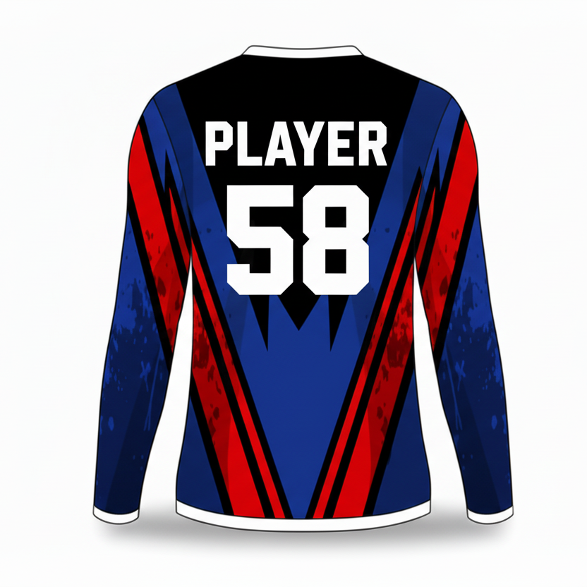 Next Print Customised Cricket Sports Long Sleeves T-Shirt Sports Jersey