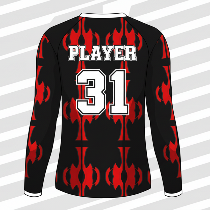 Next Print Customised Cricket Sports Long Sleeves T-Shirt Sports Jersey.