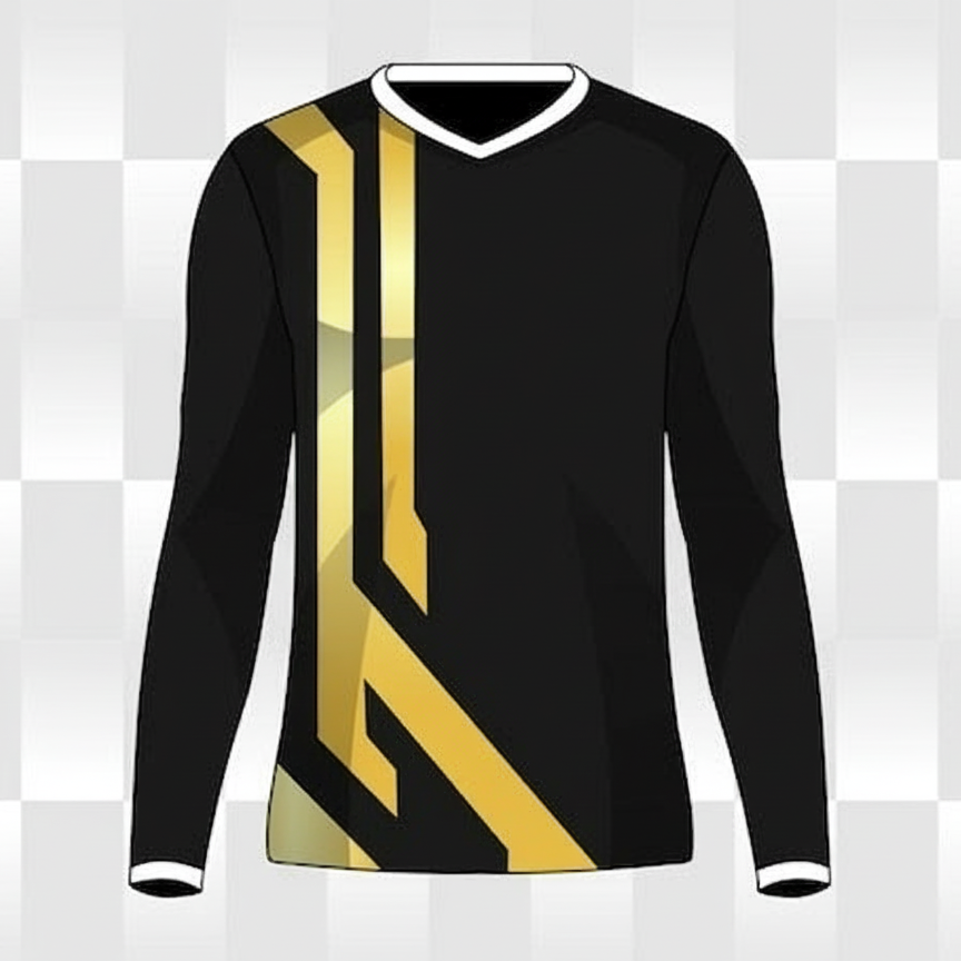 NextPrint Custom Cricket Jersey Full Sleeve | Name & Number Printed Sports T-Shirt
