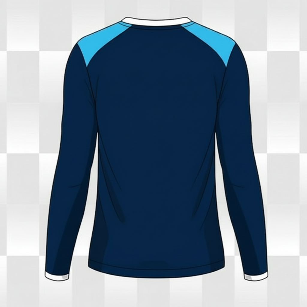 Next Print Customised Sports Long Sleeve Cricket T-Shirt Jersey.