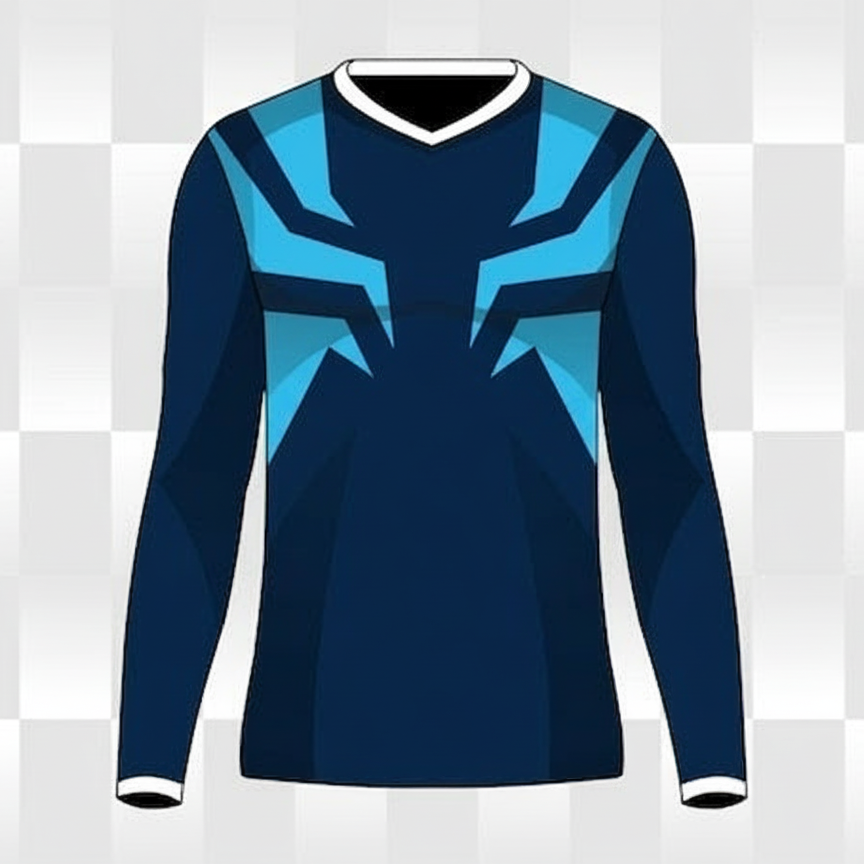 Next Print Customised Sports Long Sleeve Cricket T-Shirt Jersey.