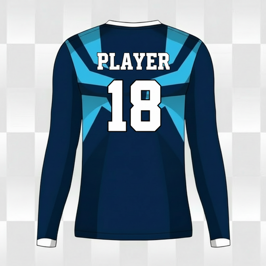 Next Print Customised Sports Long Sleeve Cricket T-Shirt Jersey.
