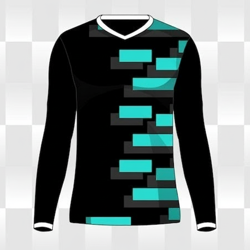 Next Print Customised Sports Long Sleeve Cricket T-Shirt Jersey.