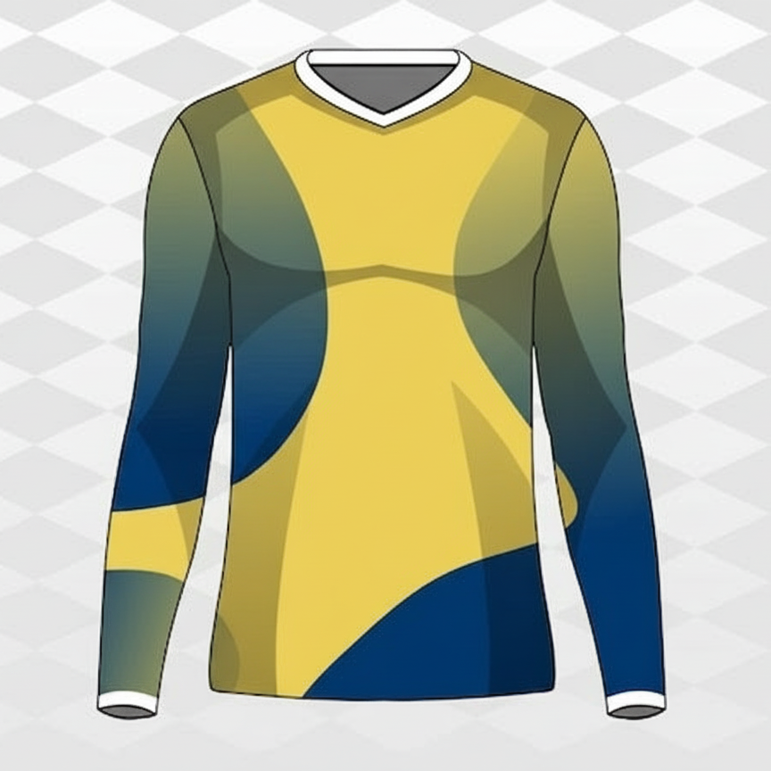 Next Print Customised Long Sleeves Cricket Sports Jersey.