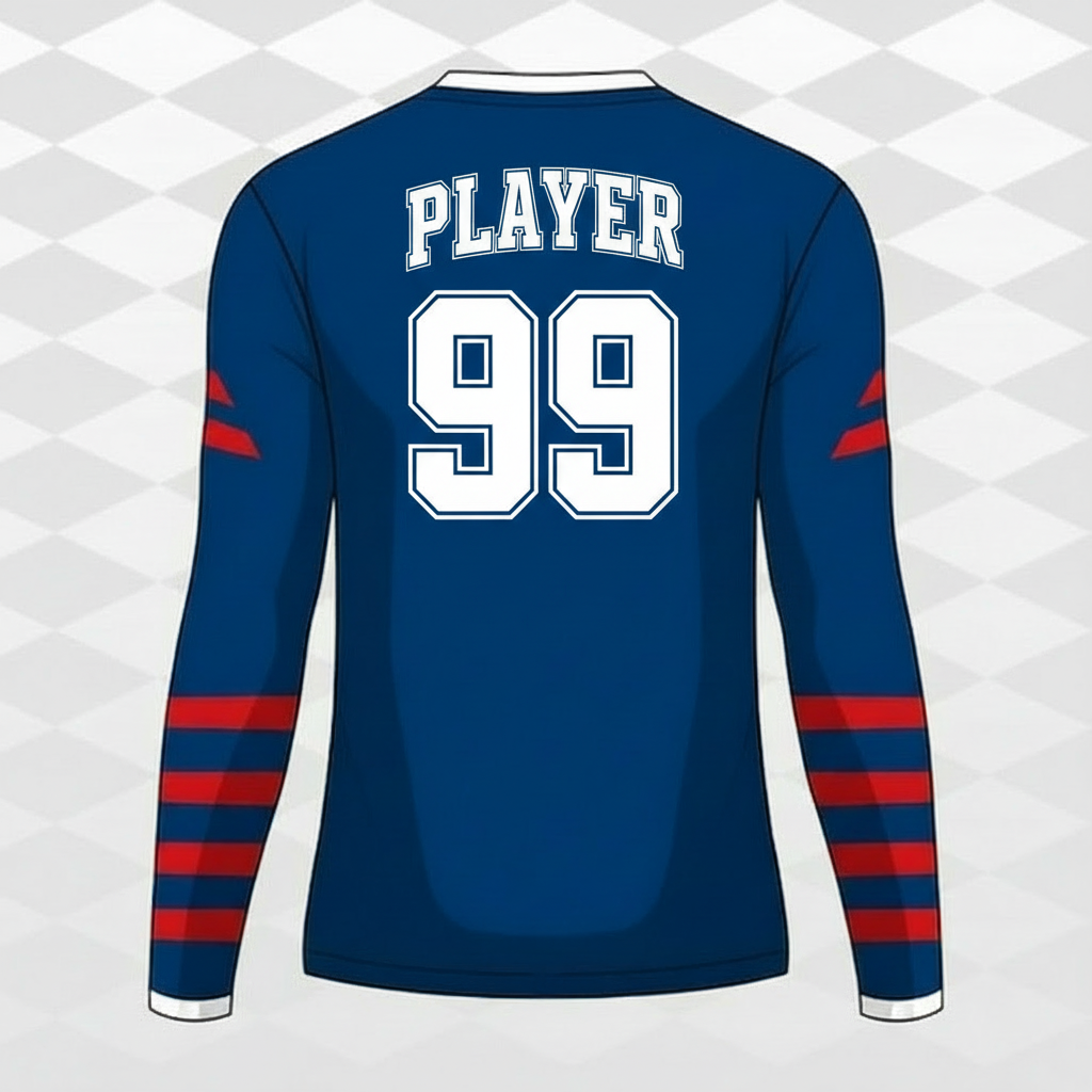 Next Print Customised Cricket Sports Long Sleeves T-Shirt Sport Jersey.