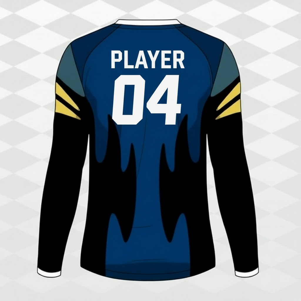 Next Print Customised Sports Cricket Long Sleeve Men T-Shirt Jersey.