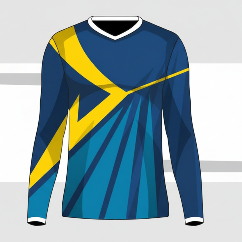 Next Print Customised Cricket Sports Long Sleeves T-Shirt Sports Jersey