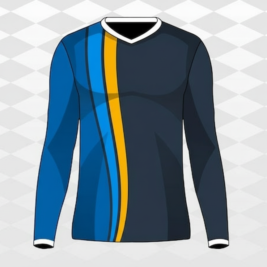 Next Print Customised Sports Cricket Long Sleeve Men T-Shirt Jersey.