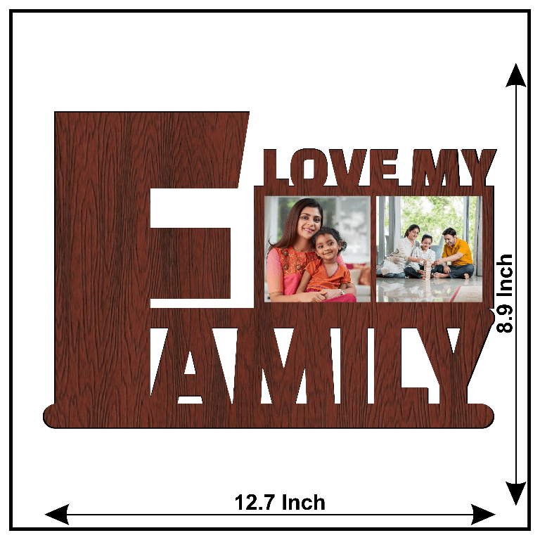 Love My Family Wall Frame - Next Print