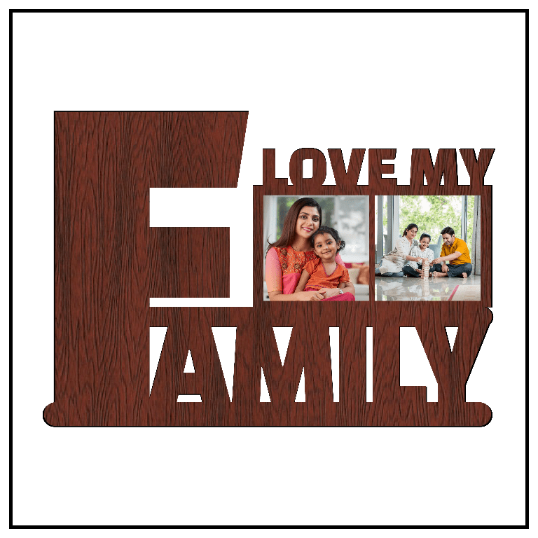 Love My Family Wall Frame - Next Print