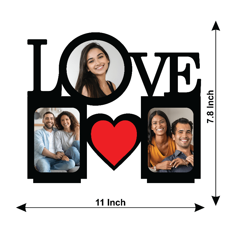 LOVE STAND FRAME WITH THREE BEAUTIFUL IMAGES - Next Print