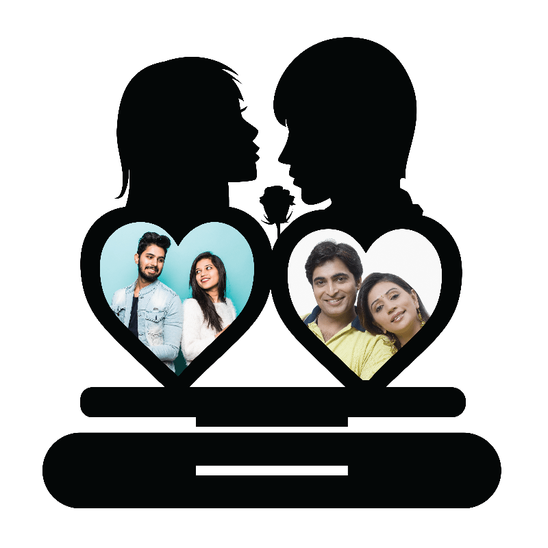 LOVEABLE LOVERS DOUBLE IMAGE STAND FRAME - Next Print