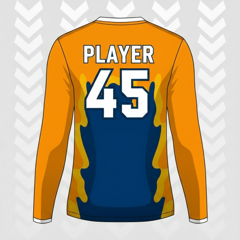 Next Print Customised Cricket Sports Long Sleeves T-Shirt Sports Jersey.