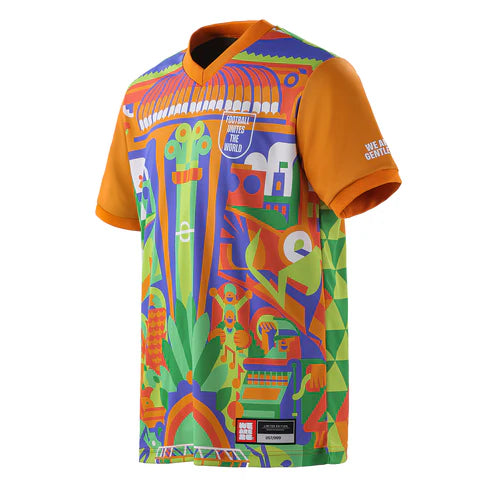 Mexico City Host City Jersey 2026 Limited Edition Football Jersey Side View Showing Premium Sublimation Artwork