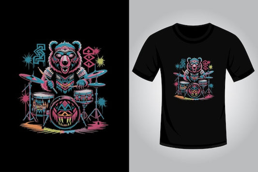 Next Print Modern music tshirt .