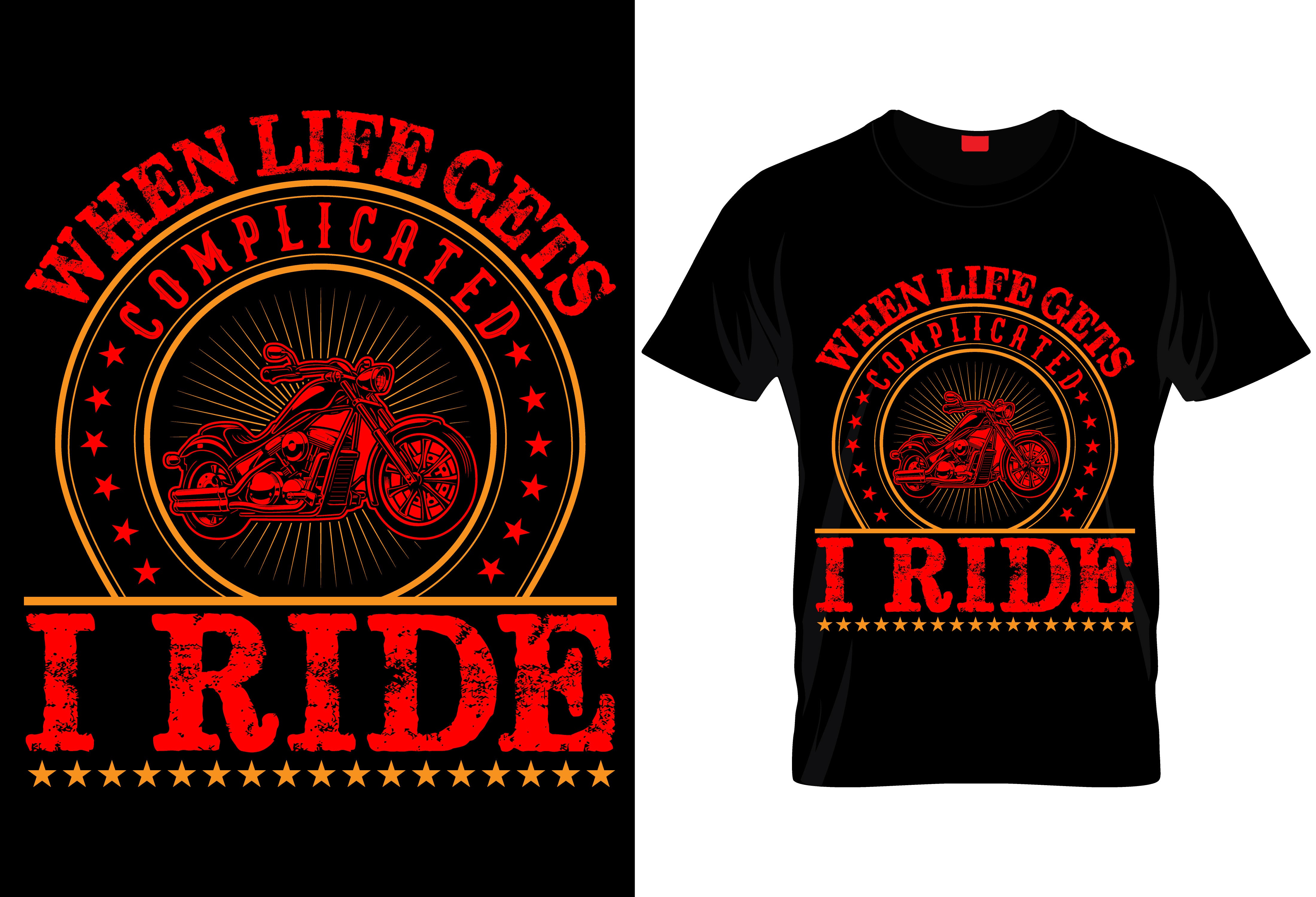 When Life Gets Complicated I Ride – Next Print