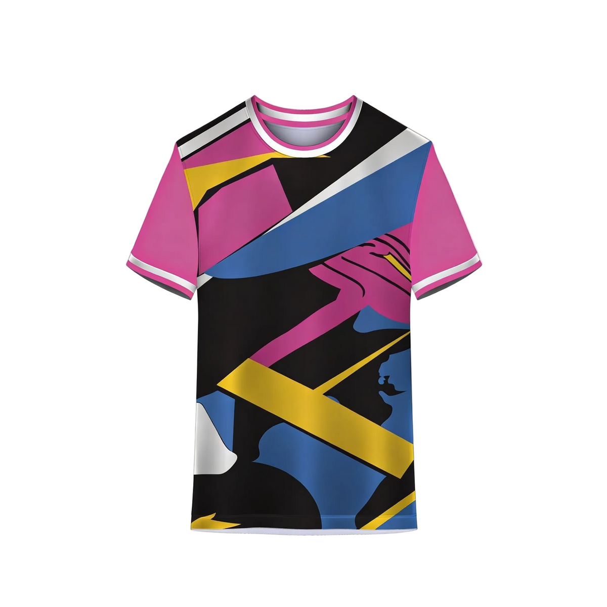 Multicolour abstract sublimation sports jersey for cricket, football and team wear with premium custom printed design by NextPrint