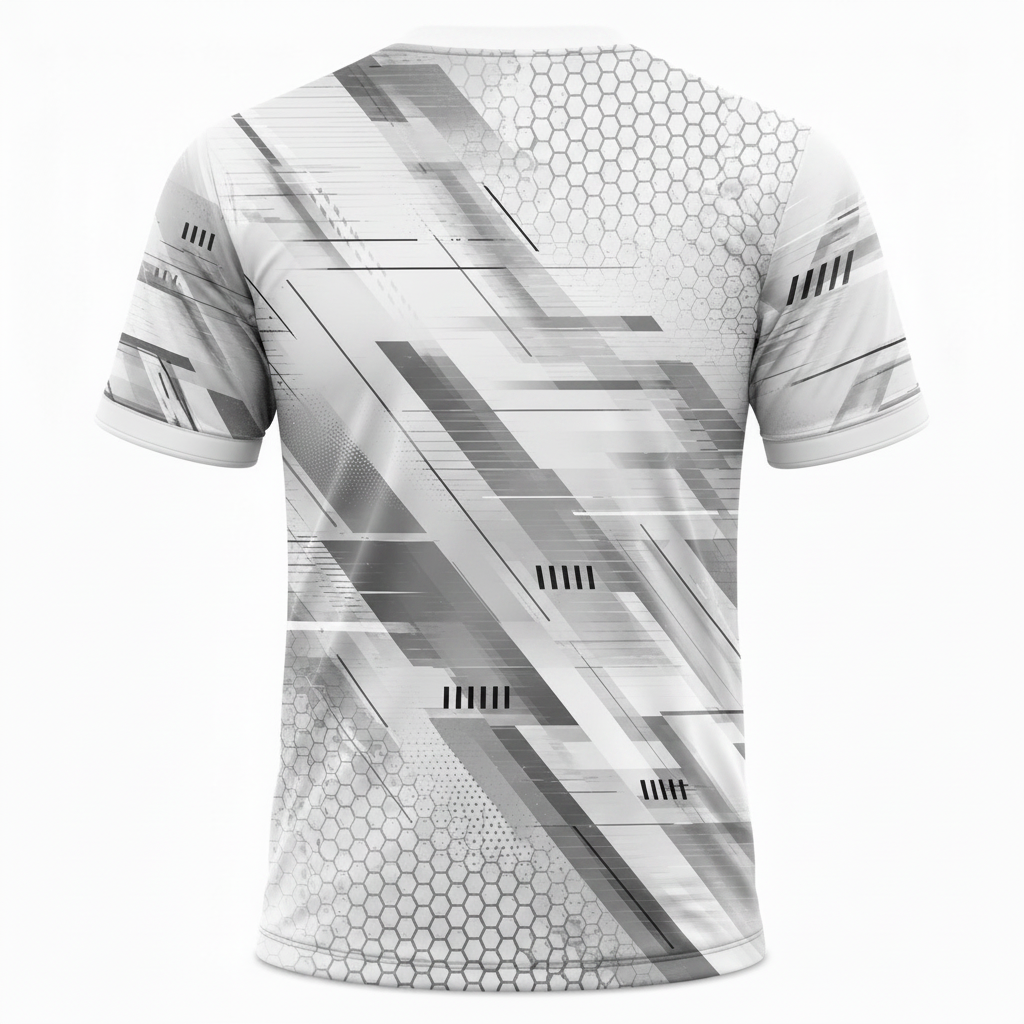Multicolour Geometrical Sports Jersey – Custom Cricket & Football Team Jersey for Men