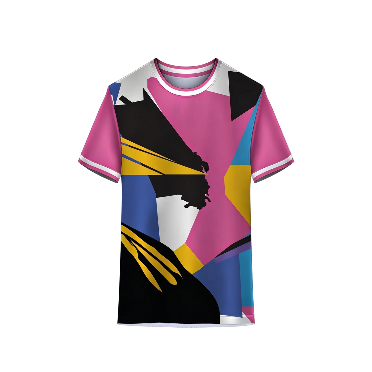 Multicolour geometrical custom sports jersey for cricket and football teams by NextPrint