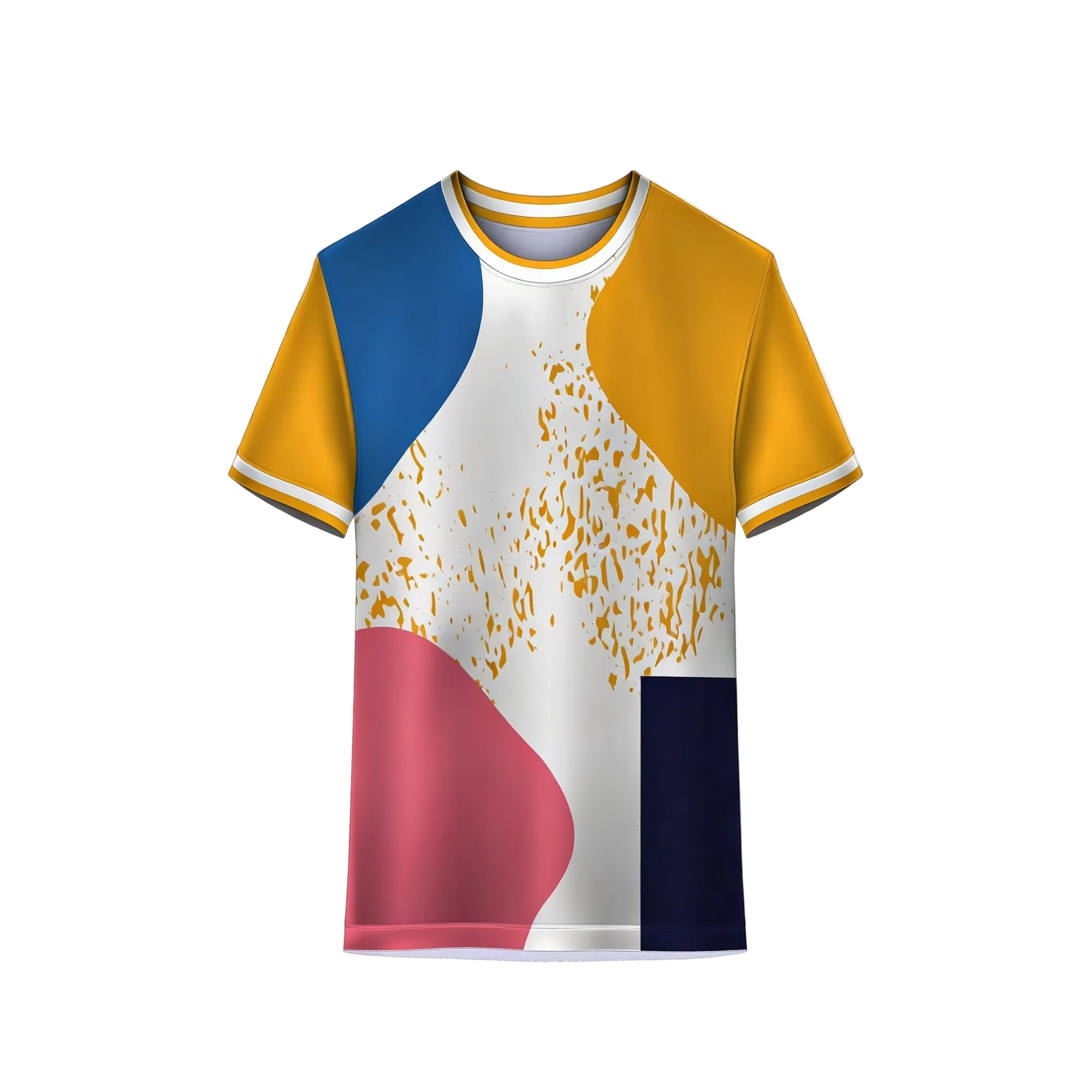 Multicolour custom sports t-shirt jersey for cricket football gym and team wear by NextPrint