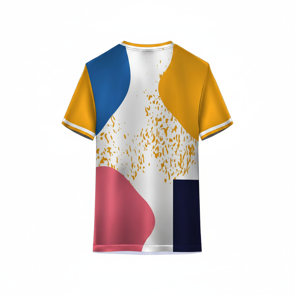 Multicolour Sports T-Shirt for Men & Women | Custom Team Jersey | Quick Dry Polyester Gym & Cricket T-Shirt