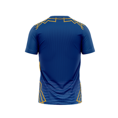 Premium athletic pro round neck sportswear backside with custom player print