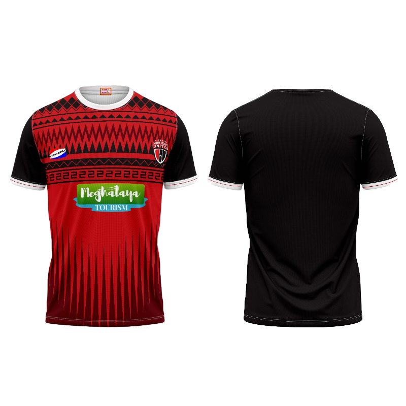 Mumbai City FC Football Fan Jersey Back View Custom Name and Number Printing
