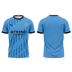 Mumbai City FC Football Fan Jersey Back View Custom Name and Number Printing
